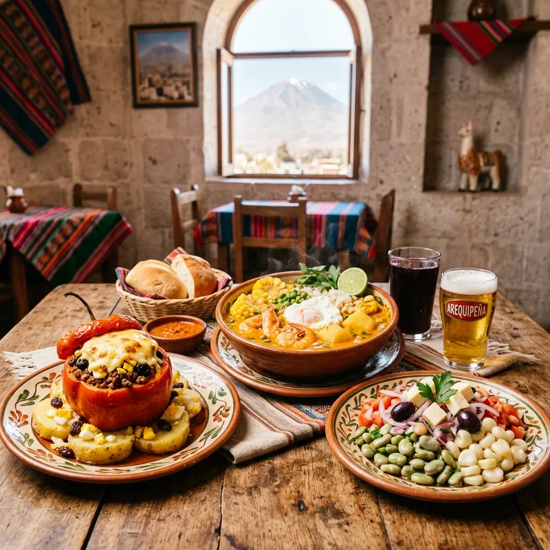 Authentic Andean food in Peru including cuy and quinoa served in the Andes region.
