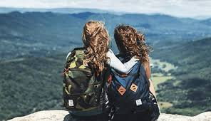 Backpackers enjoying a fun and social hostel experience.