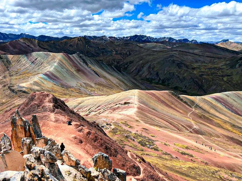 Palccoyo Rainbow Mountains near Cusco, a peaceful alternative to Rainbow Mountain